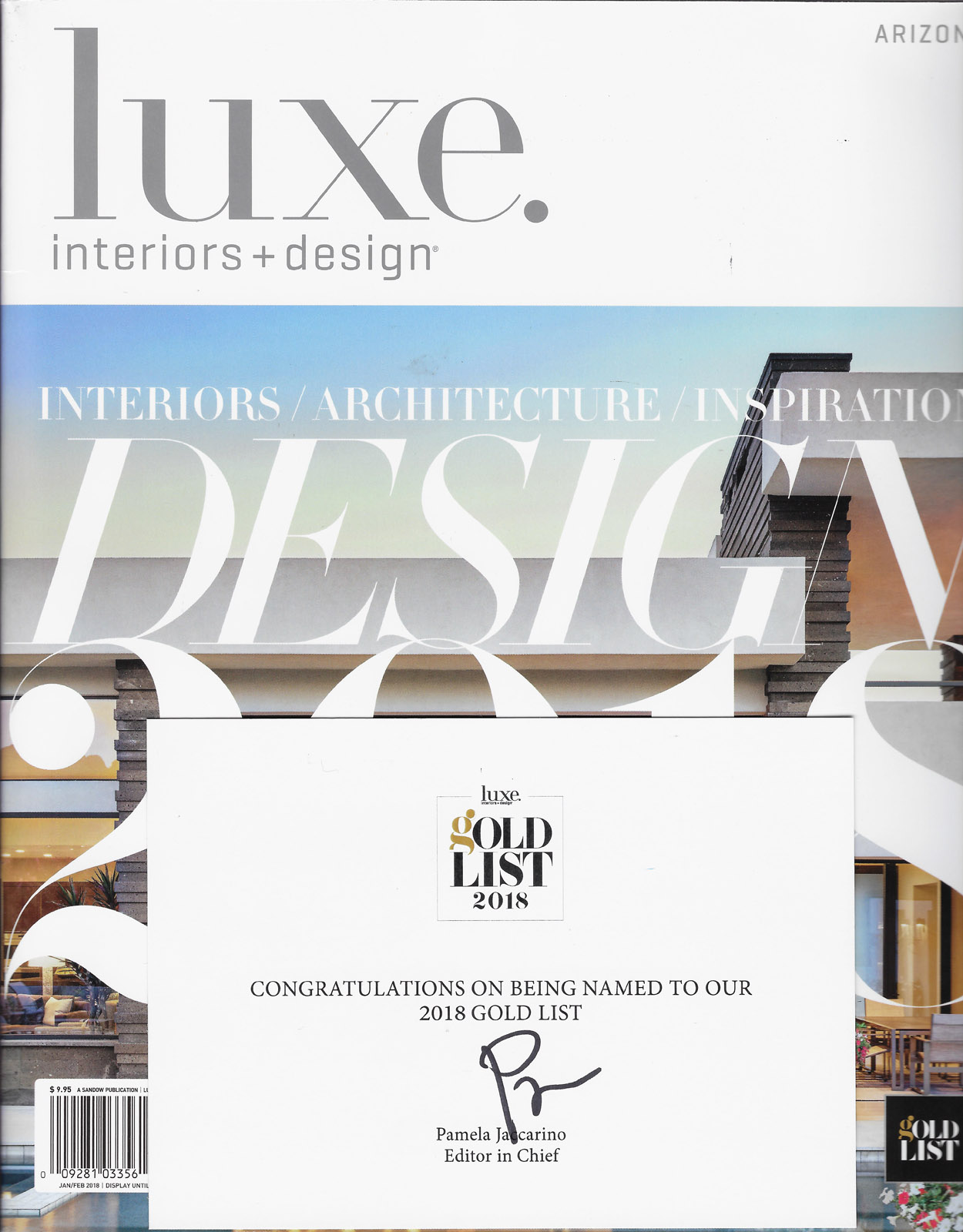 Luxe 2018 Award